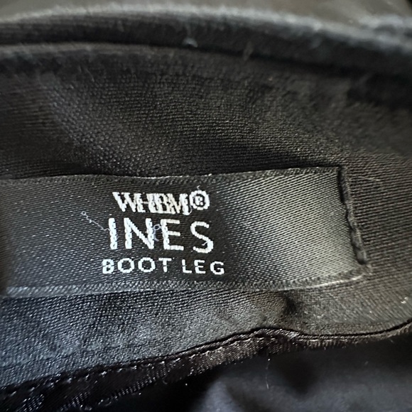 White House Black Market Ines boot leg Black Pants 8 - Picture 4 of 9